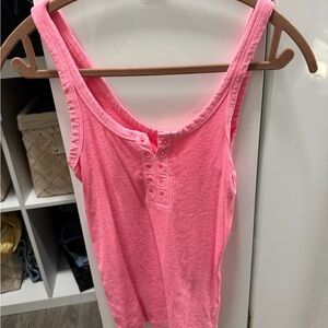 Aerie Bright Pink Tank Top